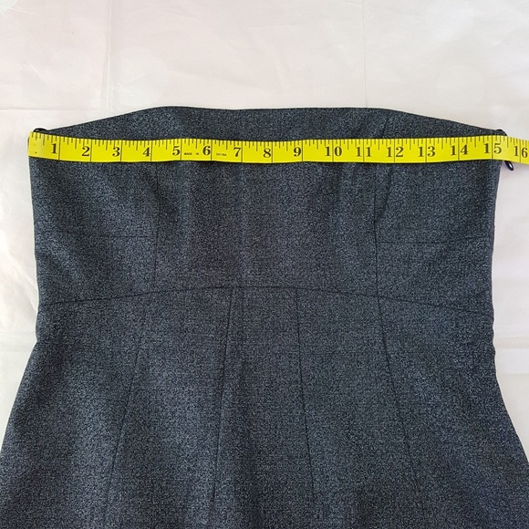Theory Angora Blend Strapless Dress Sz 6 - Picture 4 of 8